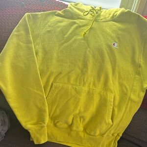 Champion Bright Yellow Hoodie